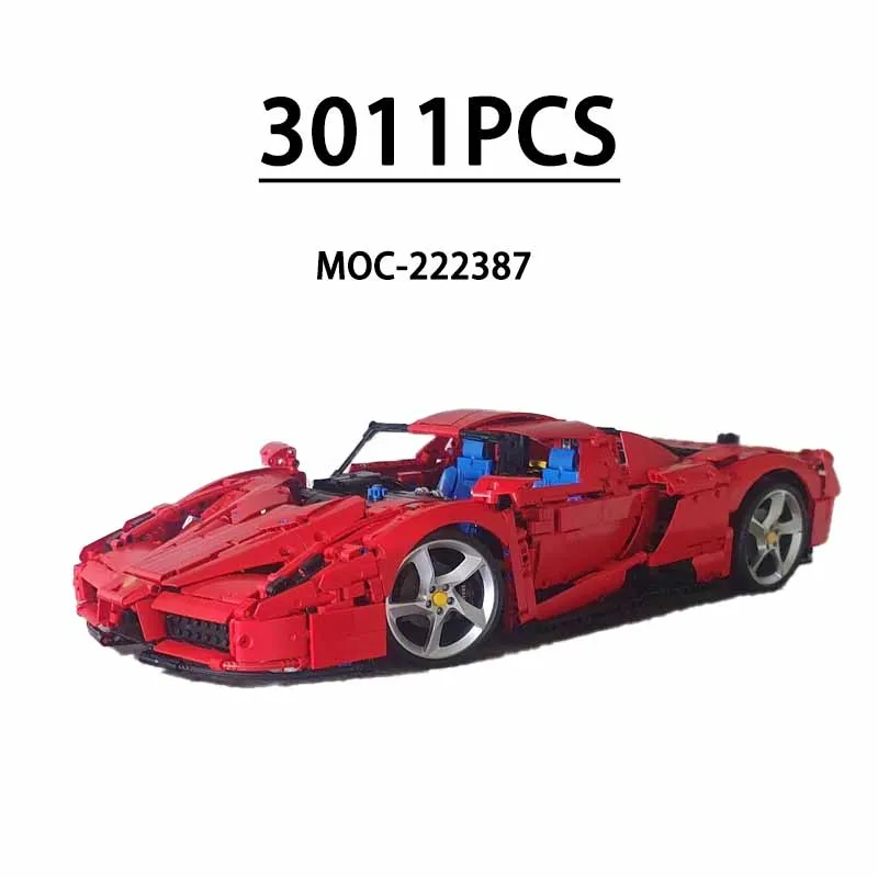 New MOC-222387 Supercar 3011 Pieces For-42143 Replacement Building Block Toy Model DIY Christmas Gift for Kids' Birthday Gift