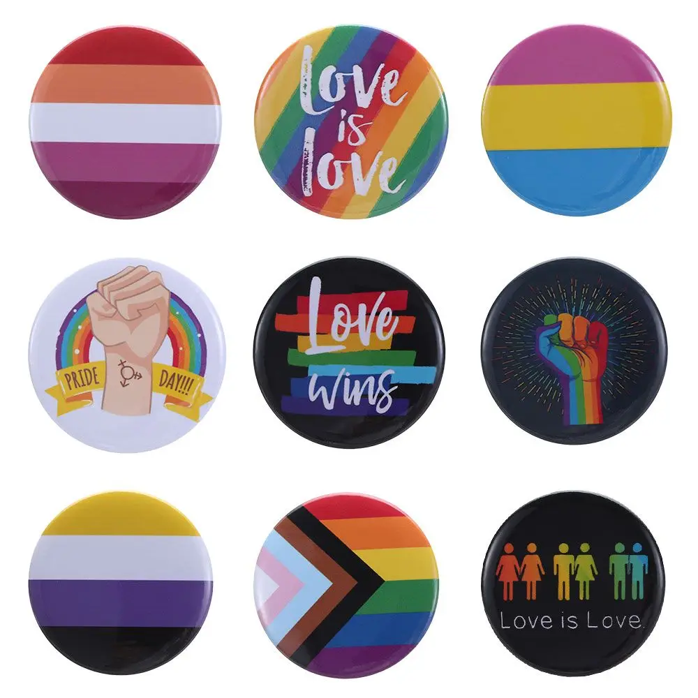 Revers Sieraden Accessoires Blikken Spelden Lgbt Broches Kraag Pin Regenboog Broche Gay Badge