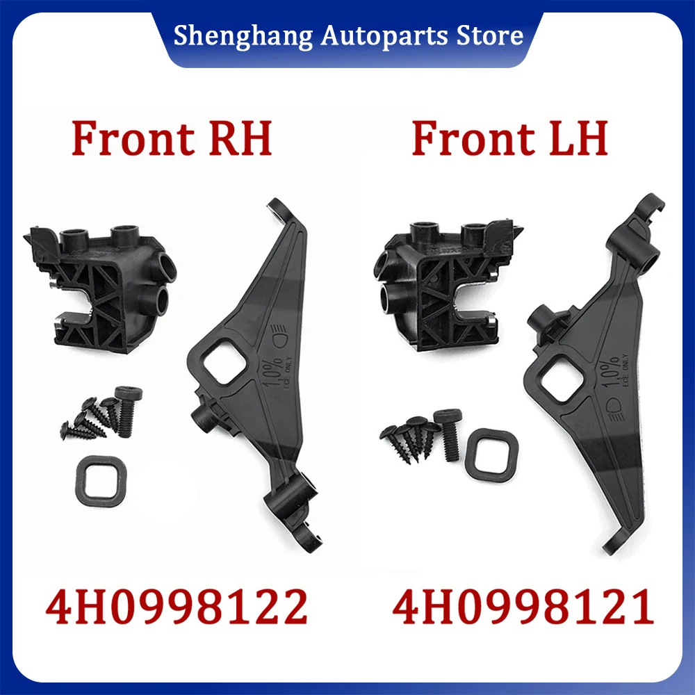 Front Right Left Headlight Bracket Clip Fastener Repair Kit For Audi A8 4H 2010-2017 4H0998122 4H0 998 122 4H0998121 4H0 998 121