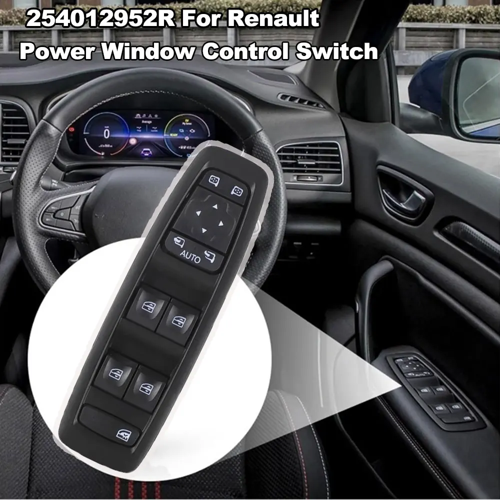 

For Renault Kadjar 2015-2021 Power Window Lifter Regulator Control Switch 254012952R For Renault Megane Iv 2018 Car Parts