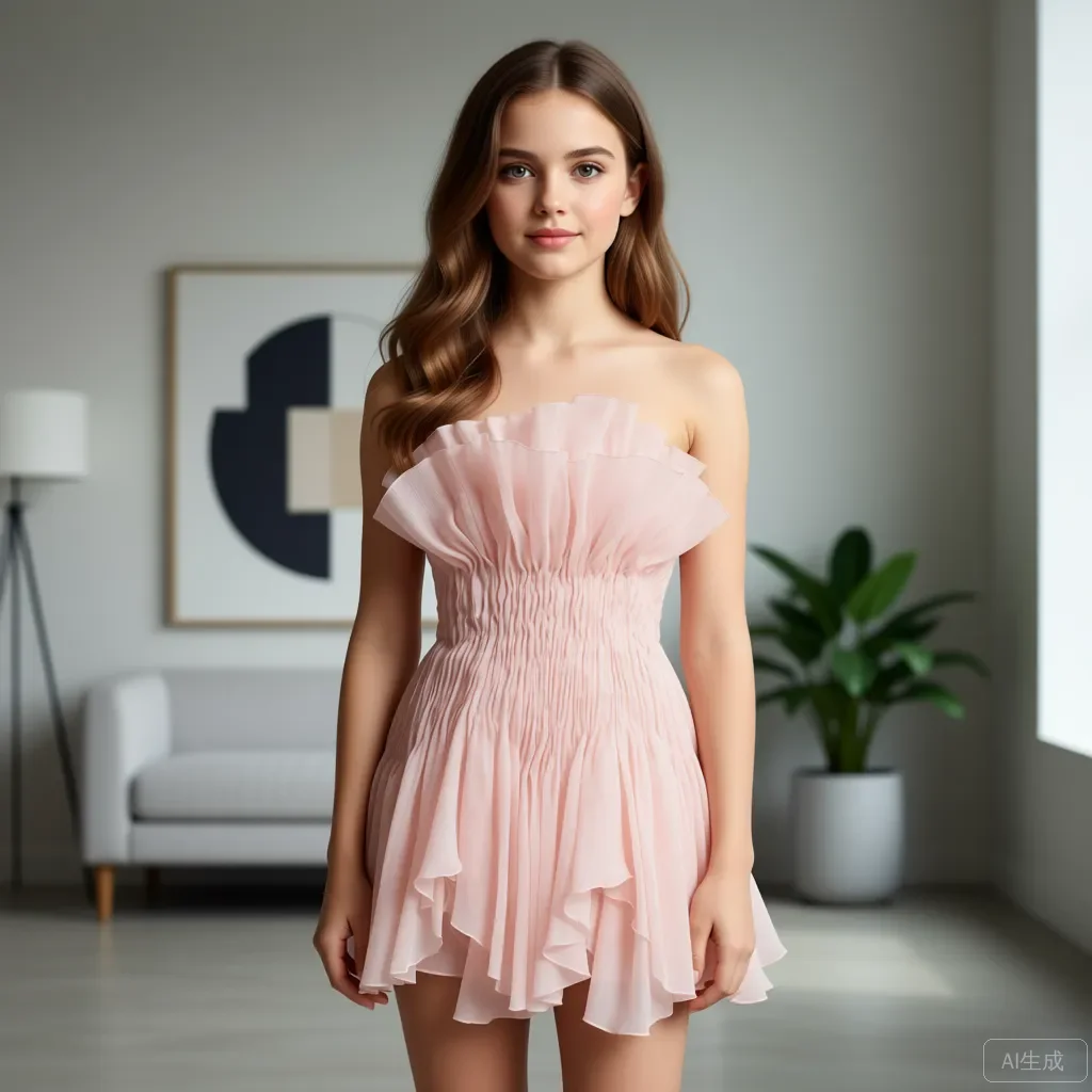 

2026 Pink Mini Skirt – Trendy Summer Festival Street‑Style Coquette Dress with Bow & Sequin Details, Casual Party Wear