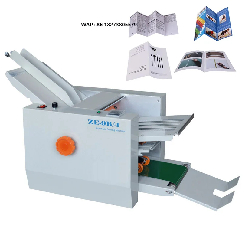 High folding speed 220V 50HZ single-phase desktop booklet Z folding folding A4 A3 kraft paper single machine