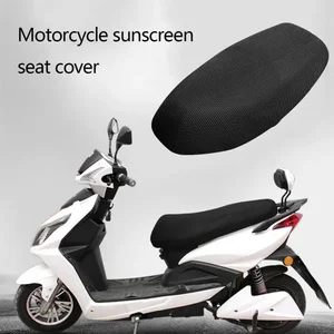 3D Mesh Motorcycle Seat Cover, respirável Scooter Seat Covers, Anti-Slip Almofada, Grade de Proteção Pad, Verão 10 principais vendas capa de cela de moto - №5