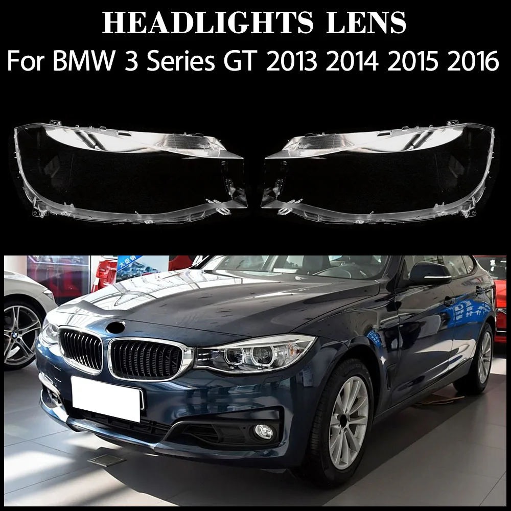 

Car Accessories Headlamp Cover Transparent Lampshade Headlight Shell Plexiglass For BMW 3 Series GT 2013 2014 2015 2016