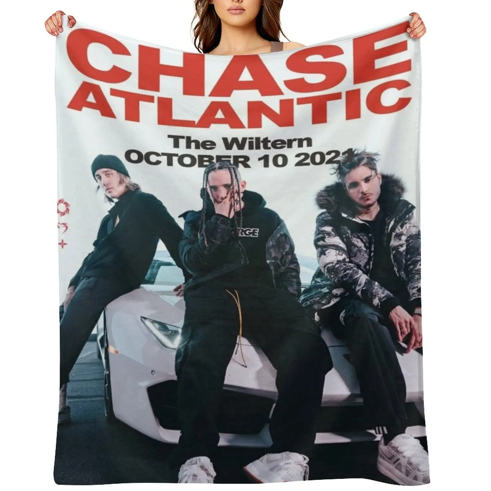 

Chase Atlantic Throw Blanket Loose valentine gift ideas Sleeping Bag funny gift Blankets