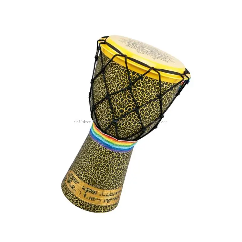 لعبة أداة الموسيقى ذات الطبلة اليدوية الملونة للأطفال الصغار مع نمط نابض بالحياة للتدريب على إيقاع الطفولة المبكرة لعبة تعليمية