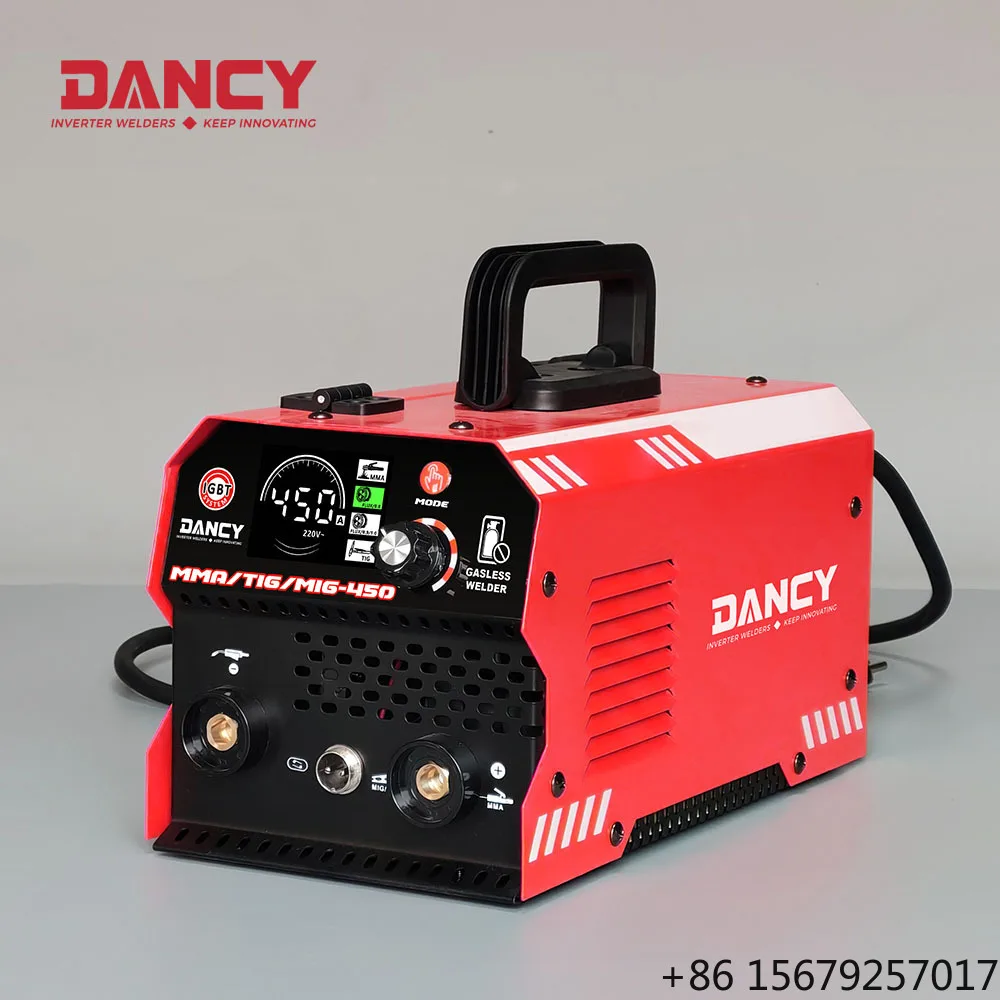 MIG-450 Portable Welding Machine MIG Welders  Gasless 3 in 1 FLUX/MMA/TIG Inverter 220V 110V Cheap Price Soldadora MIG Welding