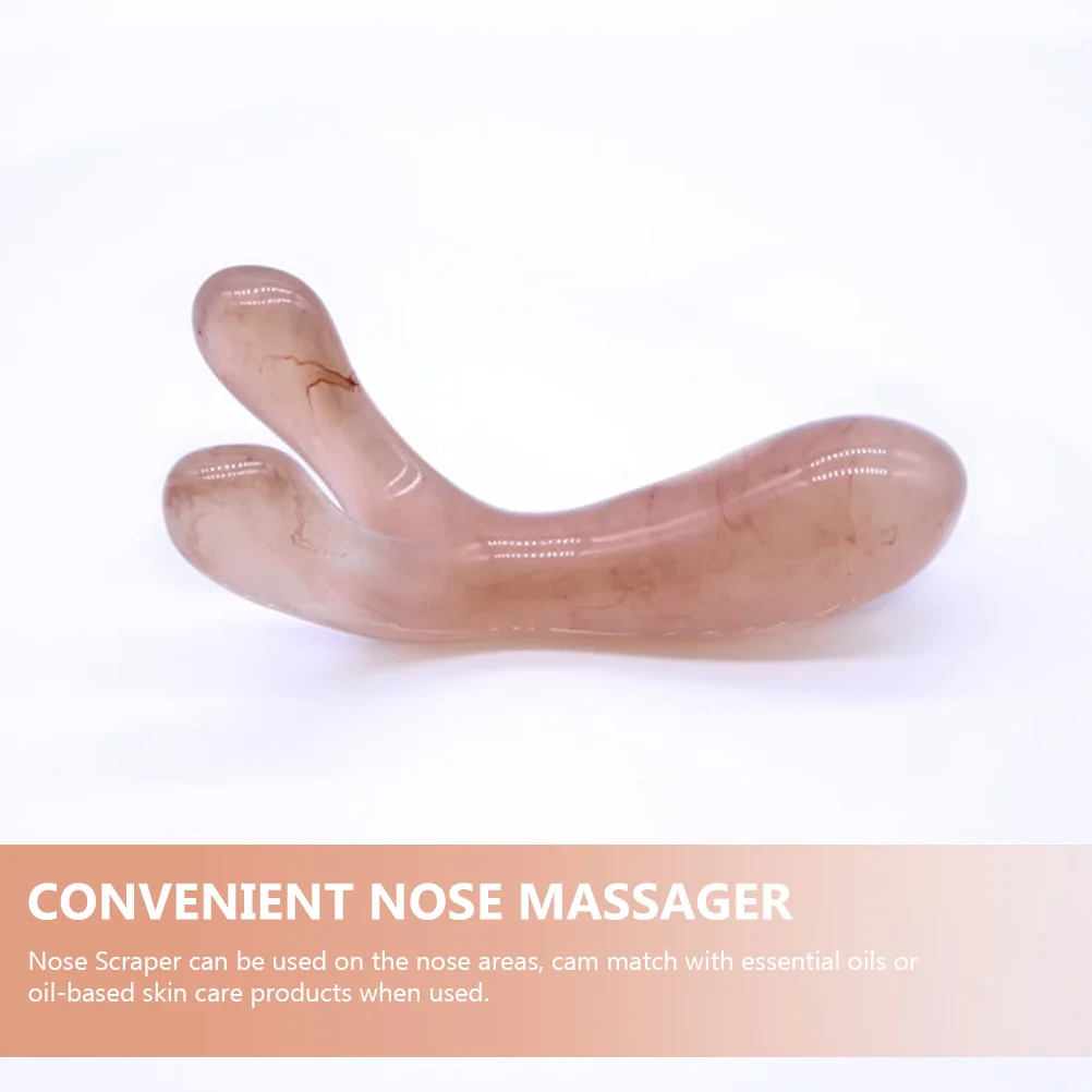 

Resin Nose Massager Scraping Tool Acupoint Facial Beauty Stick Comfortable Practical Travel Scraper Non Deform Smooth H held