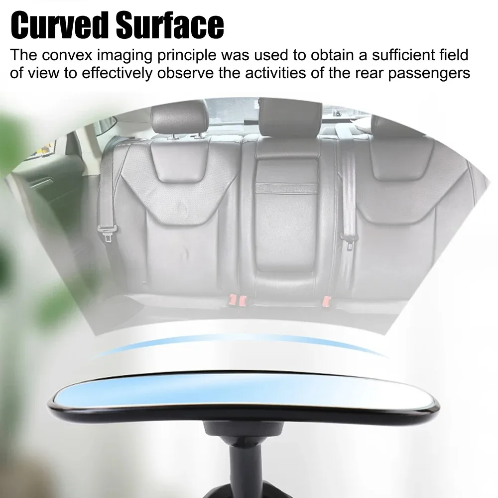 New 360-Degree Rotatable Adjustable Infant Car Rearview Mirror Wide View Clear Reflection Safety Mirror For Car Windshield