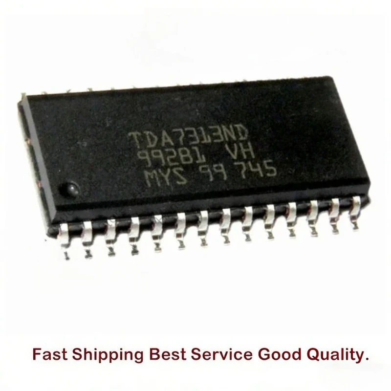 5 PCS/lotto Nuovo e originale nuovissima versione TDA7313ND TDA7313D TDA7313 SOP-28 Chip