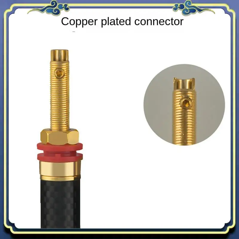 

Portable 8Pcs HIFI Gold Plated Copper Speaker Binding Post Female Banana Jack Connector HIFI Audio AMP Banana Plug Socket