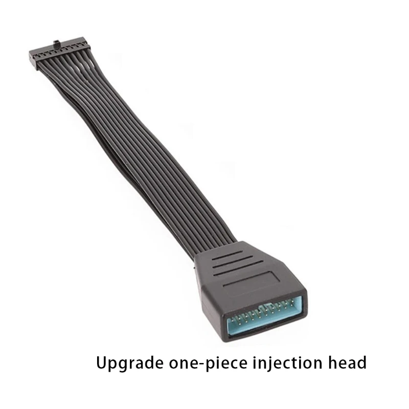 USB 3.0 Header Extension Cable Low Profile USB 3.0 Internal 19/20 Pin Header Extender Motherboard Adapter 5.9 inch