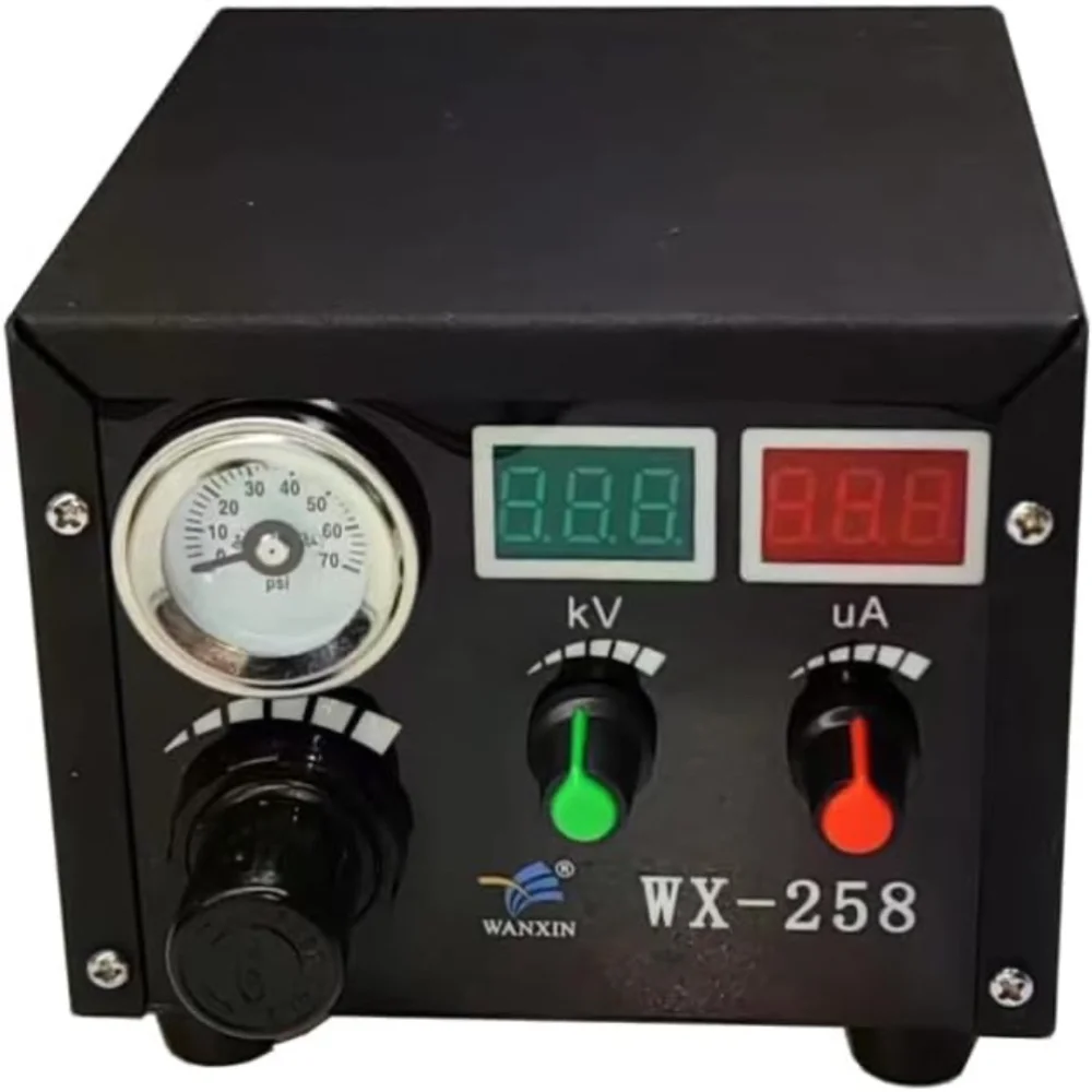 WX-258 Portable Powder Coating Machine Electrostatic Powder Sprayer for Car Wheel Hub Modification Spraying