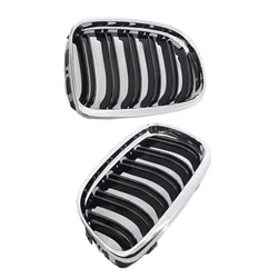 Car Front Kidney Grille Grill 2 Line Double Slat For For BMW 3 Series M3 E90 LCI 325I 328I 335I 335Xi 330I 330Xi 2008-2011