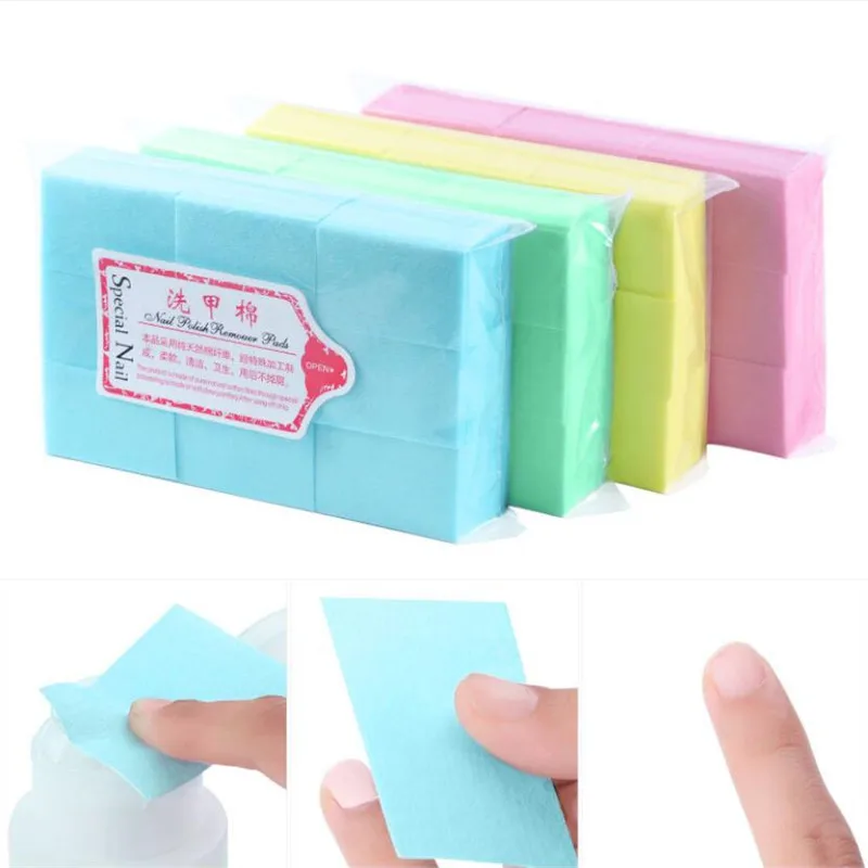 

Sdotter 1Pack Lint-Free Wipes Napkins Nail Polish Remover Gel Nail Wipes Nail Cotton Pads Manicure Pedicure Gel Tools