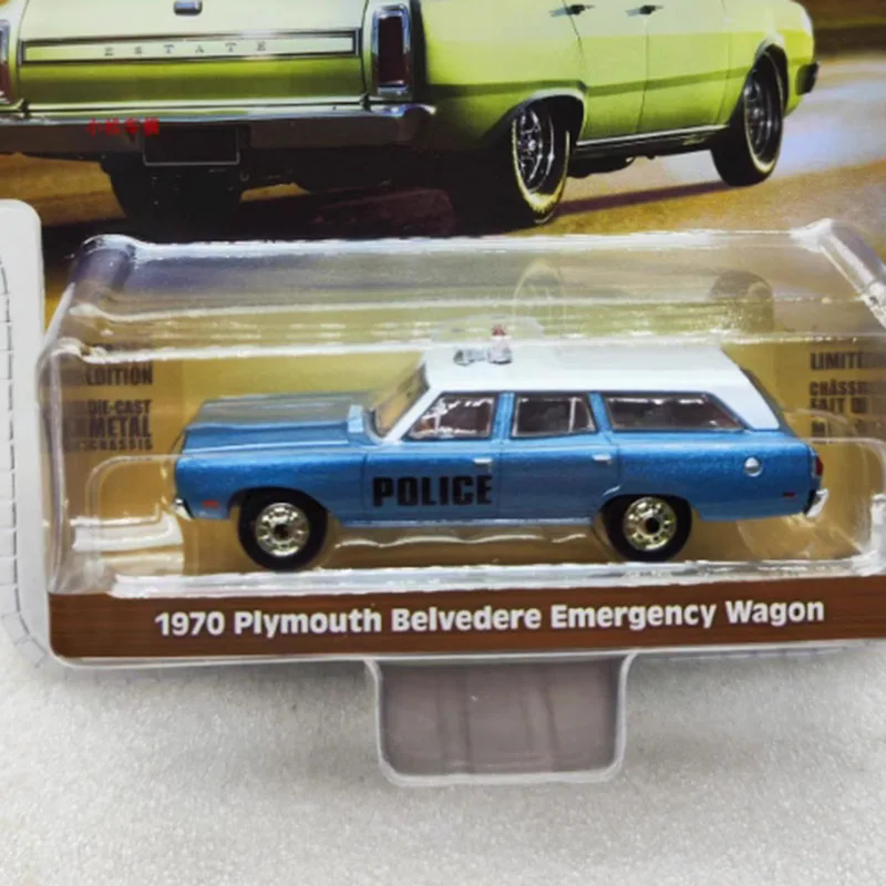 

Greenlight 1:64 1970 Plymouth Belvedere Alloy Simulation Car Model Static Collection Decorated Holiday Gifts Toys Souvenir Gift
