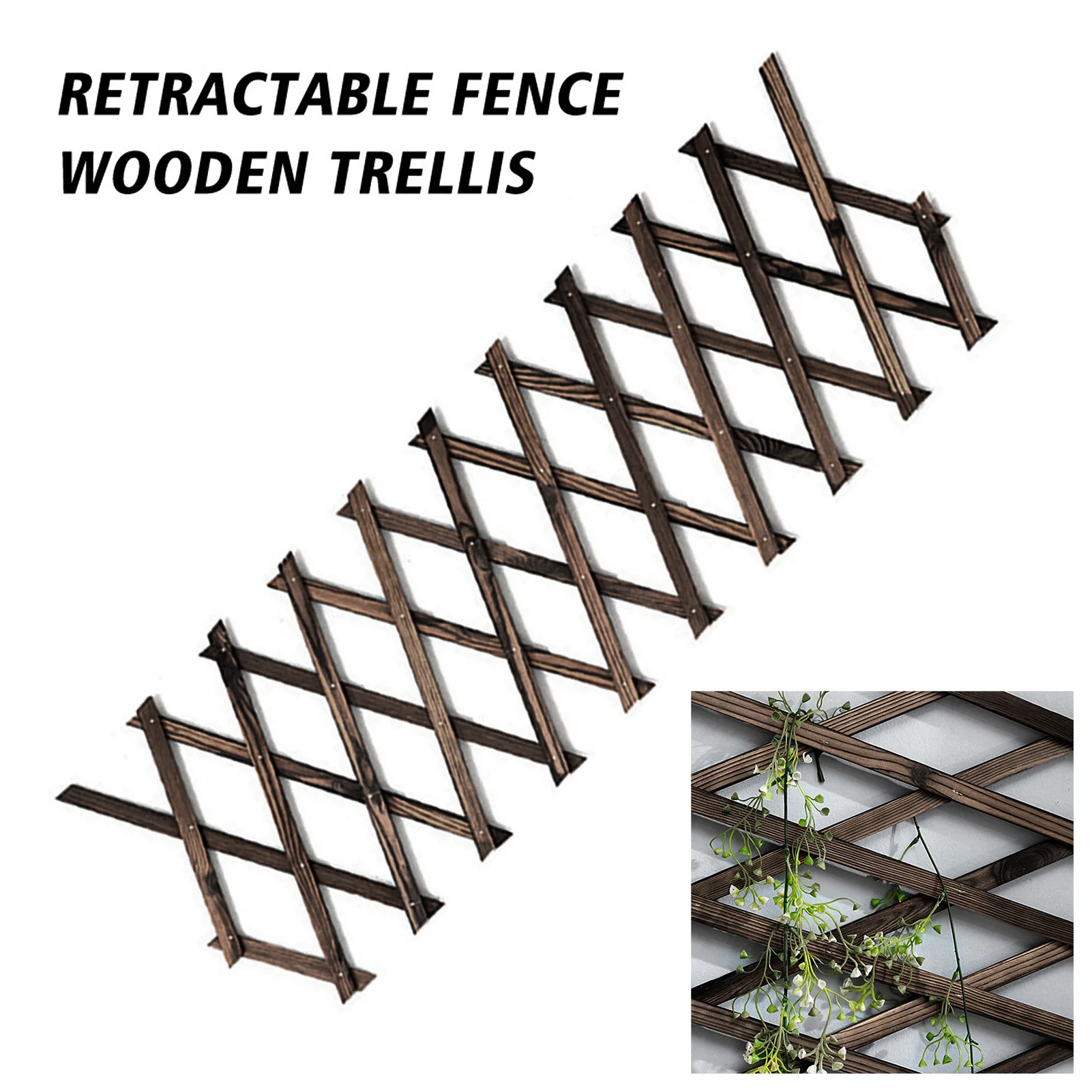 

Indoor Air Plant Vertical Rack Extra Thick Expandable Hanging Frame Trellis Plant Support Fence Wall Decor for Room