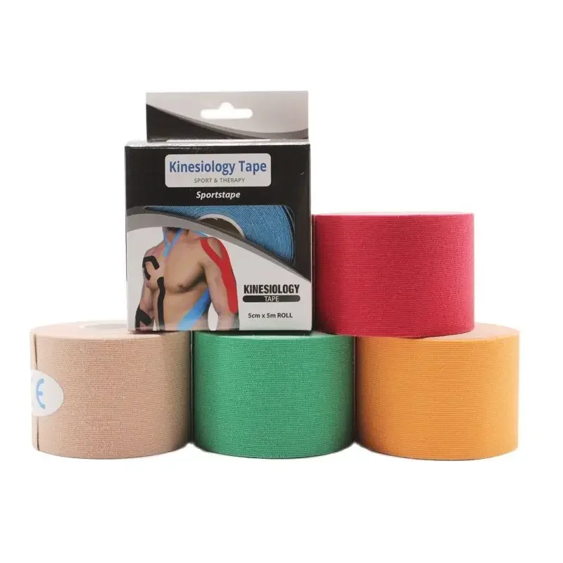 5M Size Kinesiology Tape Athletic Elastoplast Sport Recovery reggiatura palestra impermeabile Tennis Muscle Pain Relief Bandage