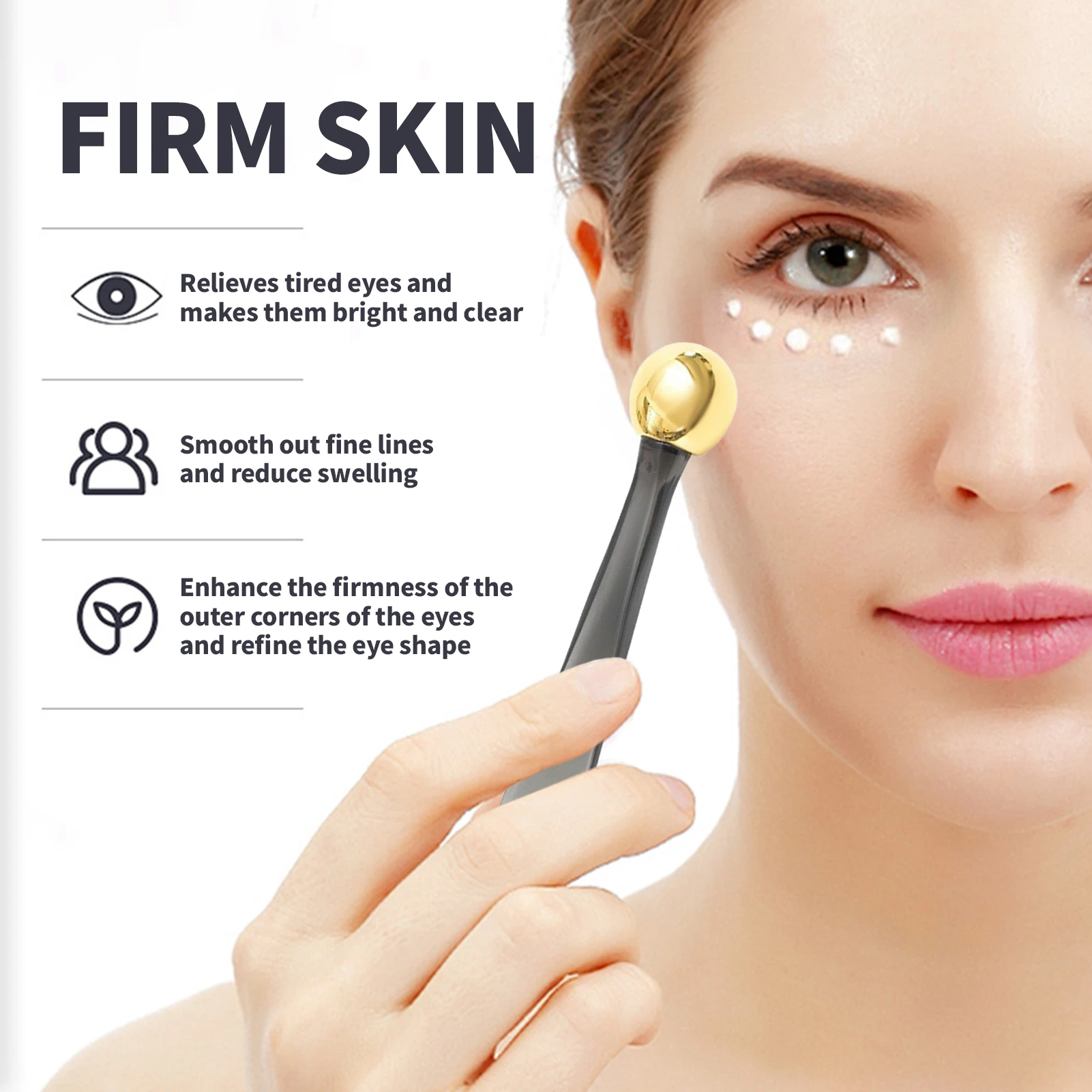 

ABS Massage Stick For Eye Fatigue Relief, Dark Circles And Bags Under Eyes, Cooling Beauty Tool For Women Men Home Skin Care