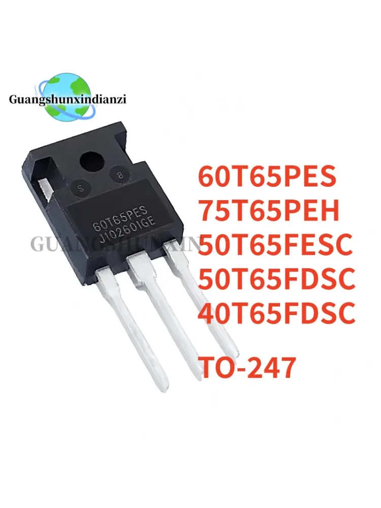 5 SZTUK 100% NOWE 60T65PES 50T65FDSC 40T65FDSC 75T65PEH 50T65FESC TO-247 Tranzystor IGBT powszechnie stosowany w spawarkach — zdjęcie produktu 6