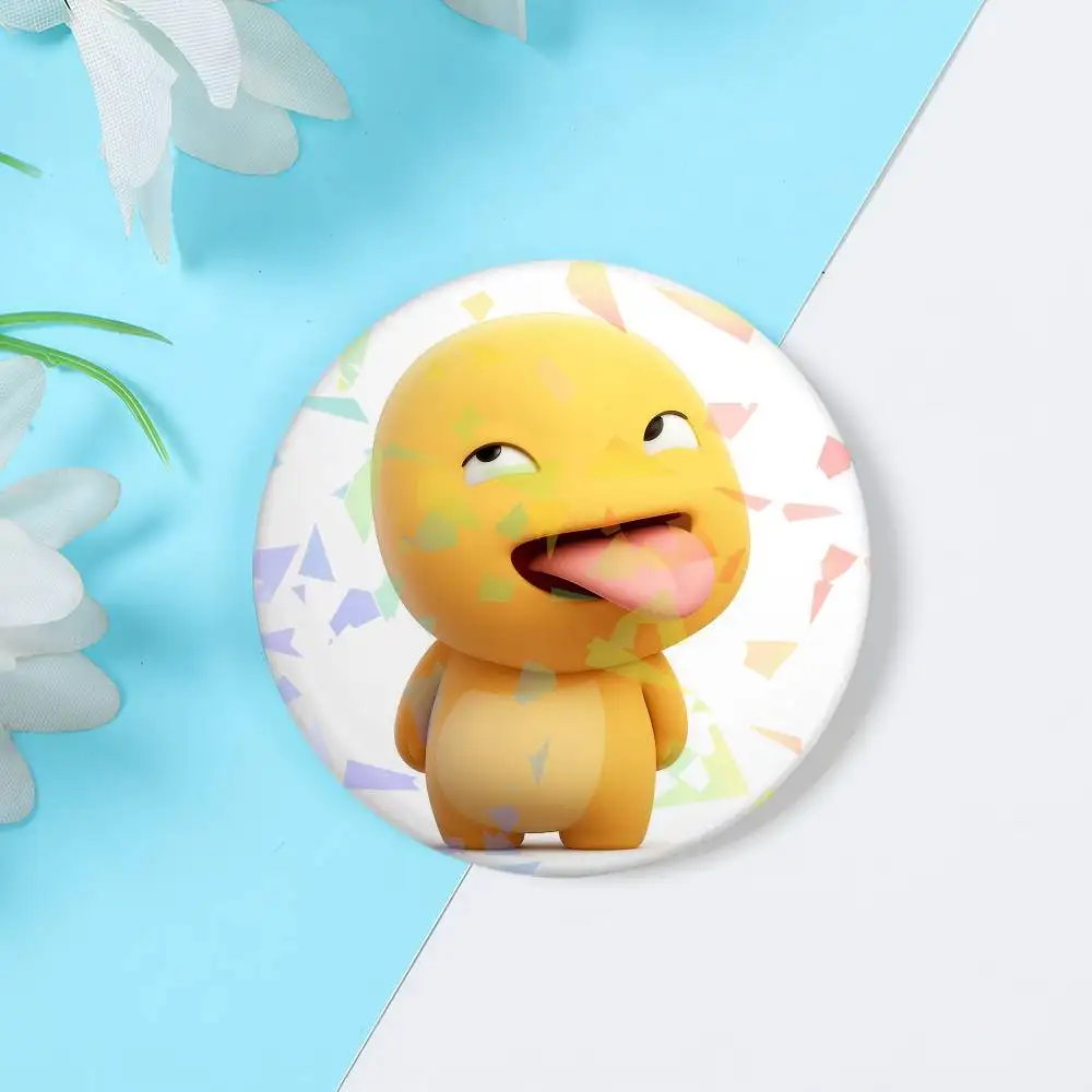 لطيف Nailong جولة رائعة شارة الليزر دبابيس دبابيس الإبداعية للملابس قبعة ظهره هدية الملحقات