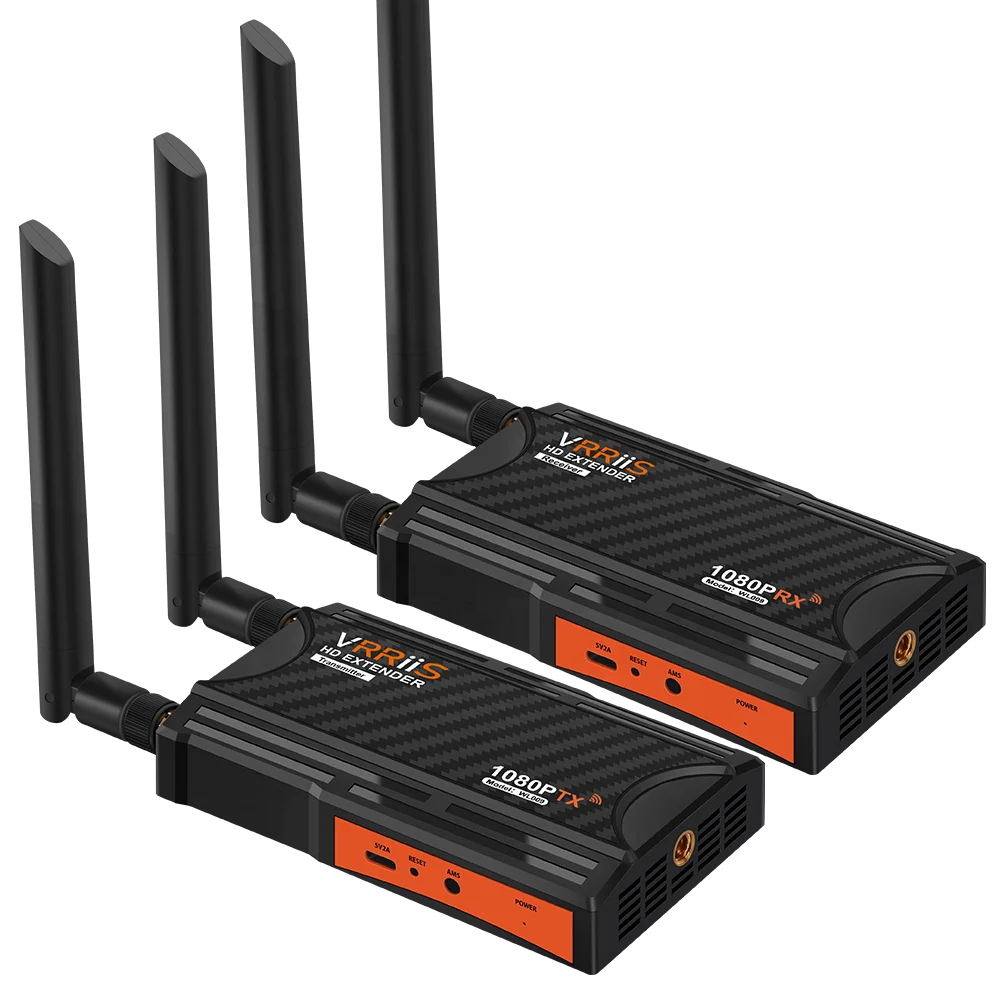 

Беспроводной передатчик и приемник HDMI 5,8G — 820 футов/250 м, многоэкранный дисплей для телевизора/ПК/TSB