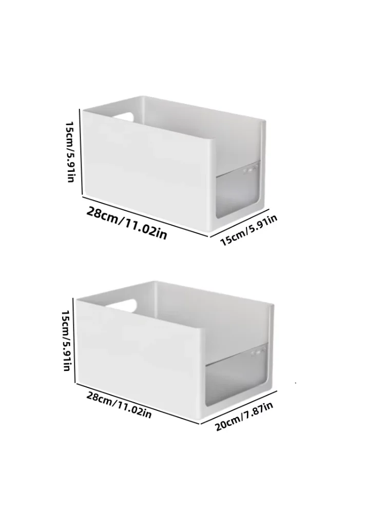 1Pc Right Angle Storage Box Cabinet Classification Sorting Seasoning Bottle Sundries Drawer Storage Box