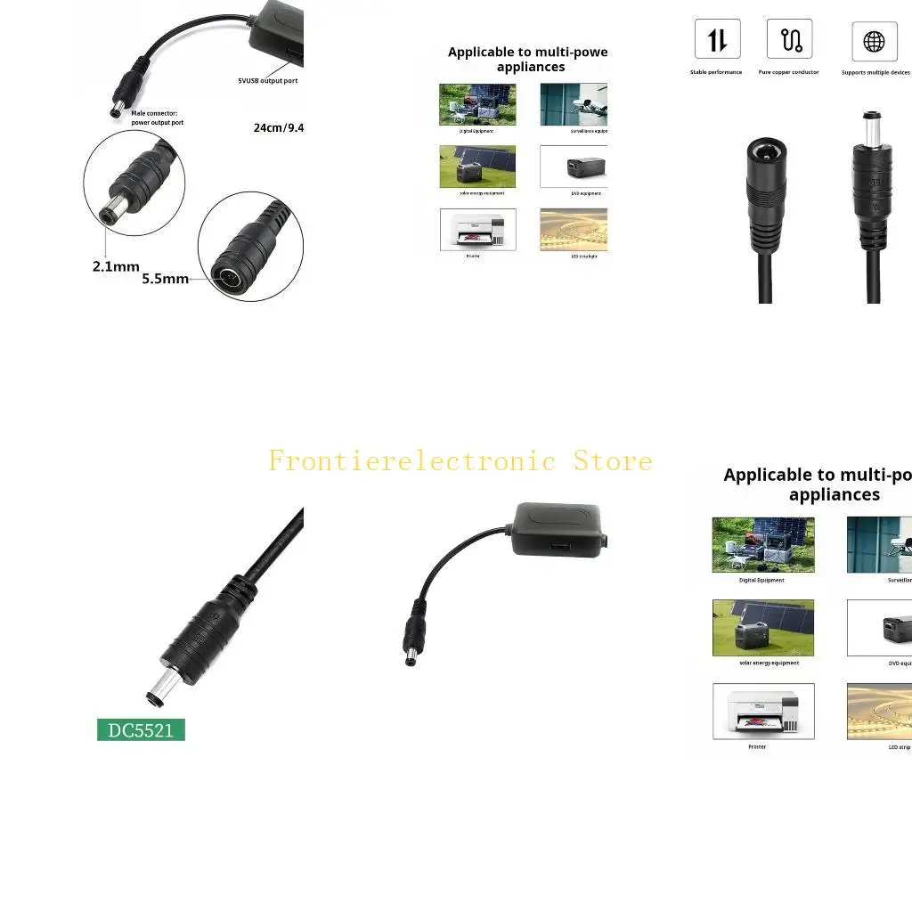 G8DB Compactly Solar Panel Regulator Solar Controller With 12V Stabilized Output 5V USB Port For Portable Electronics
