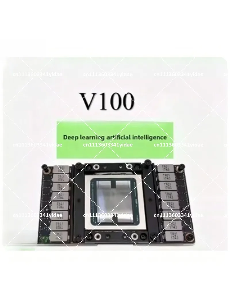 V100 32GB SXM2 GPU with PCIe Adapter High Performance Computing Card for AI Workstation Expansion