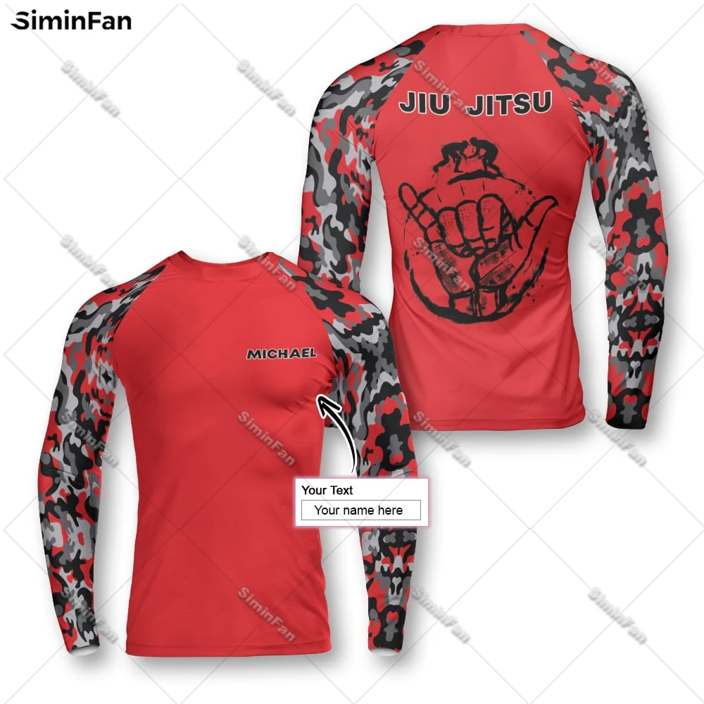 Personalized Brazilian Jiu-Jitsu 3D All Over Printed Mens Long Sleeve Shirts Male Pullover Sweatshirts Unisex Female Top Hoodie