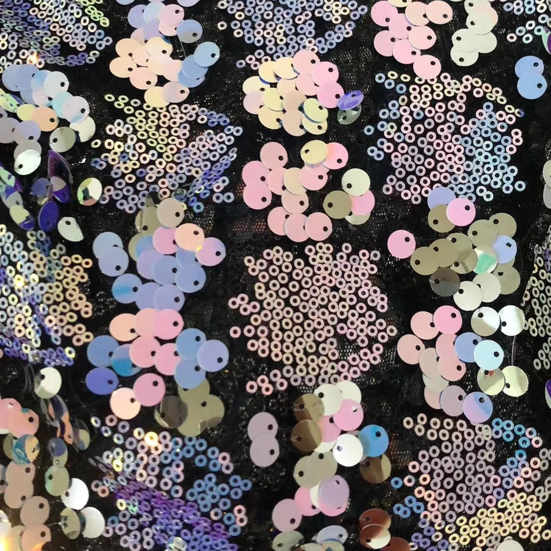 

Цвет радуги, лазерная блестящая ткань с вышивкой и блестками, шитье вечернего платья, сценическая одежда, сделай сам, скатерть для сцены, декоративная ткань