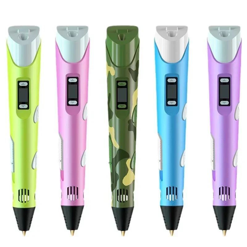 Electronic 3D Printing Pen with 9M PLA Consumables High-Temperature 3D Graffiti Tool Intelligent Toy Christmas Birthday Gift gallery 2