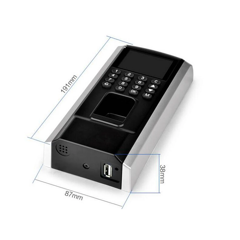 Biometric Fingerprint Access Control Employee Time Attendance Time Clock USB port RFID Biometric Access