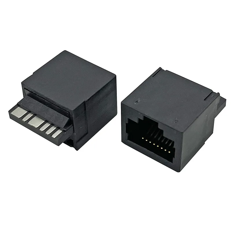 

Welded-line type RJ45 connector female socket wiring harness with 1236 pins and soldered connection points