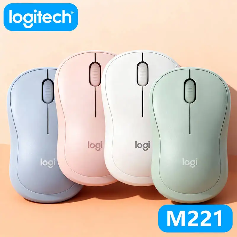 

Эргономичная бесшумная мышь Logitech M221 — точность 1000 DPI, 18 месяцев работы от батареи, USB-приемник, подходит для ежедневного использования на настольных ПК и ноутбуках