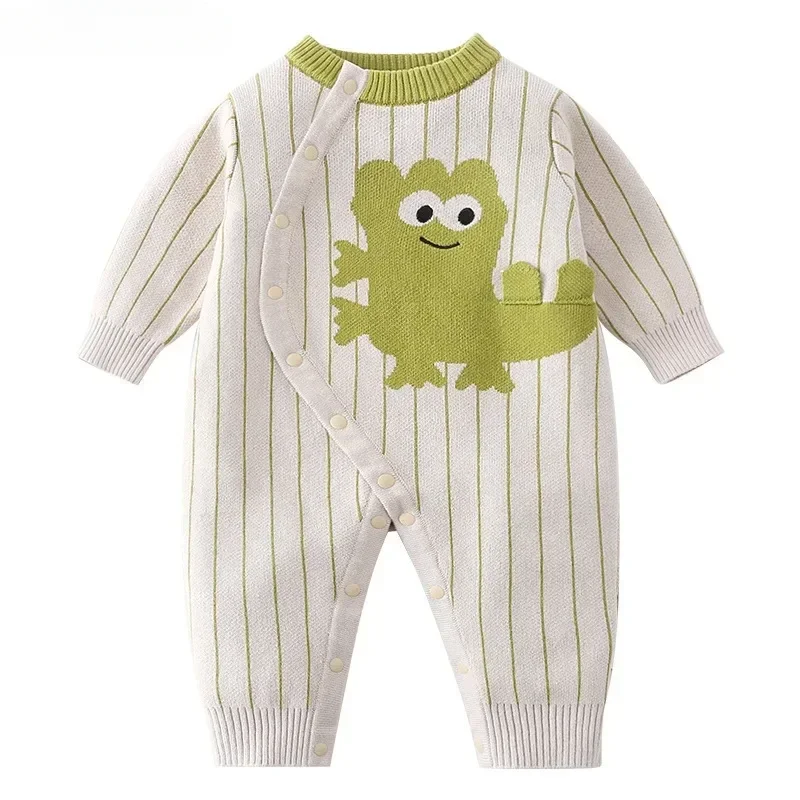 2024 Boy One-pieces Jumpsuit Full Moon 100 Days Baby Clothes Bodysuit Newborn Class Super Cute Climbing Outfit Matching Autumn