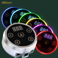 Professional Aurora 2 Tattoo Power Supply Mini LCD Screen For Coil & Rotary Tattoo Machine Permanent Makeup Power Tatuagem