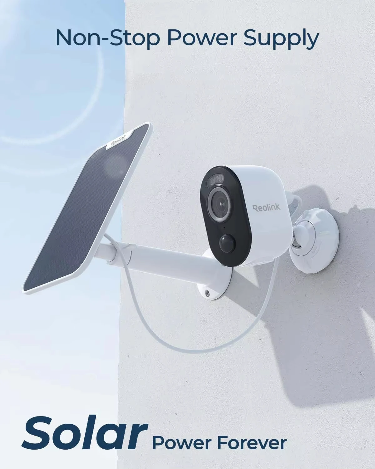 REOLINK 5MP Dual-Band WiFi Outdoor Wireless Security Cameras Smart Detection Solar IP Camera Battery Camera Home Hub Compatible