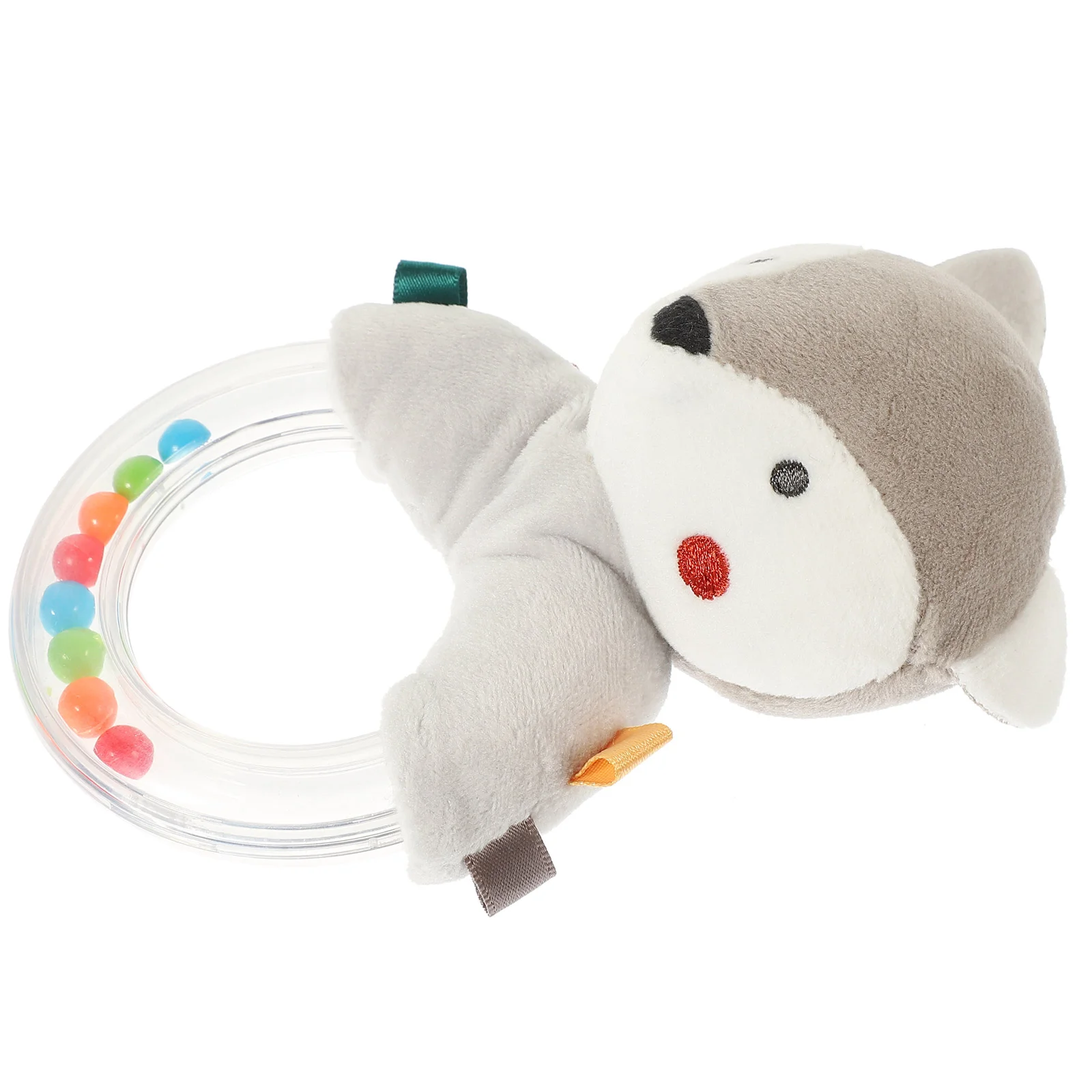 

Baby Hand Hoop for Infant Bell Cute Animal Fox Toddler Plush Fabrics Grasping