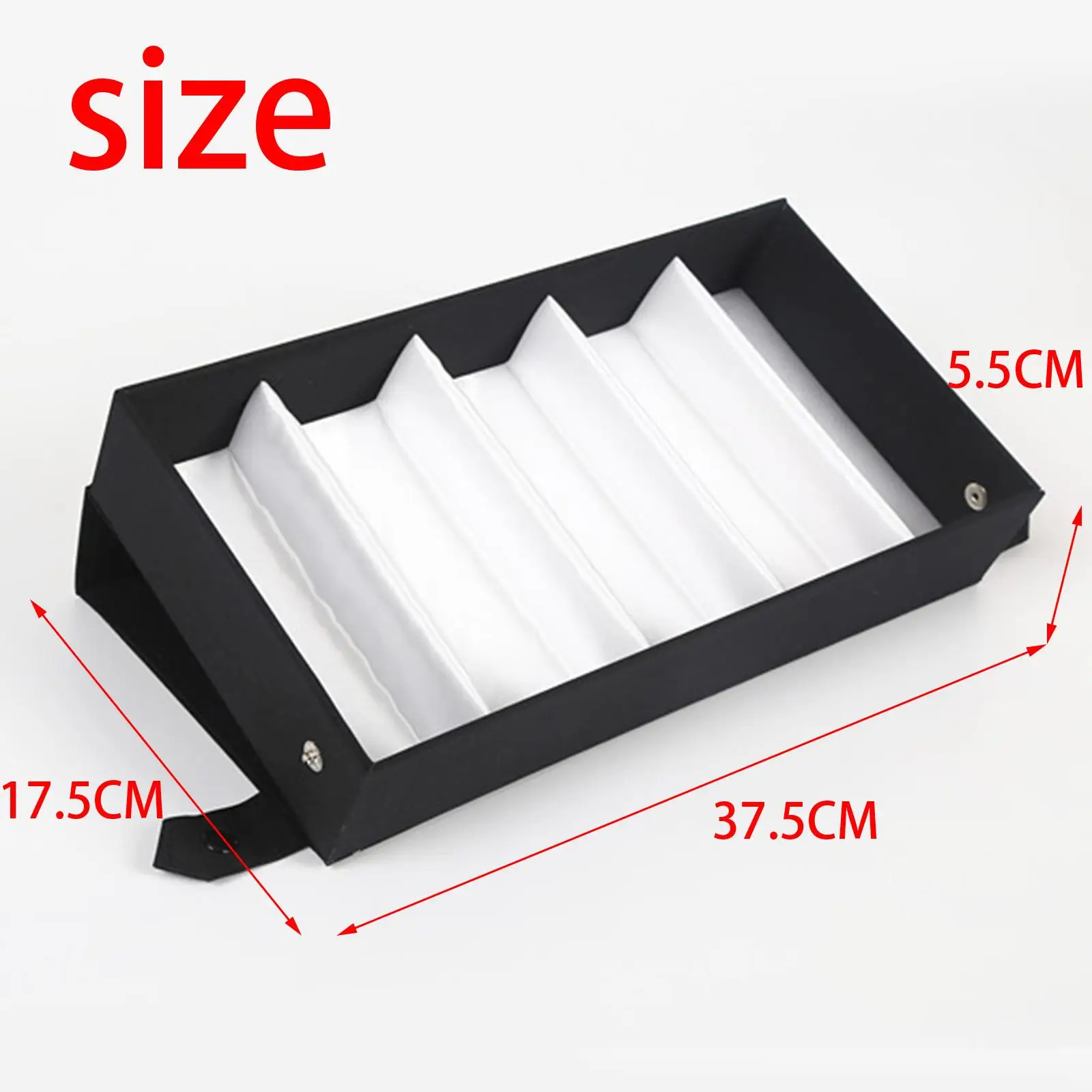 5 Grids Glasses Storage Box Multifunctional for Store Necklaces Bracelets