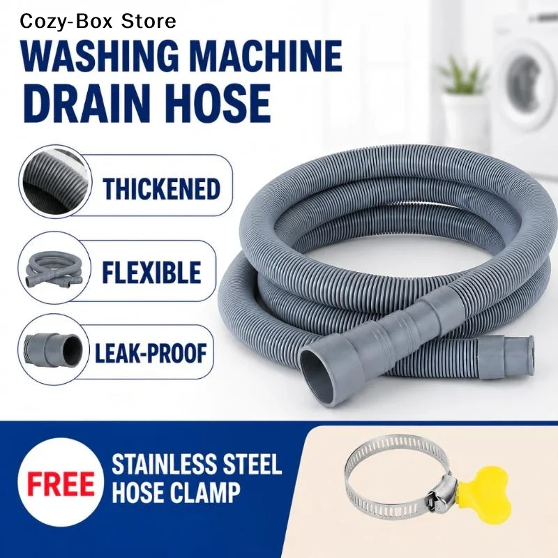 [ZY]1-2M Washing Machine Hose Washing Machine Hose Drain Stretchable Ripple Universal Accessories[ZY]