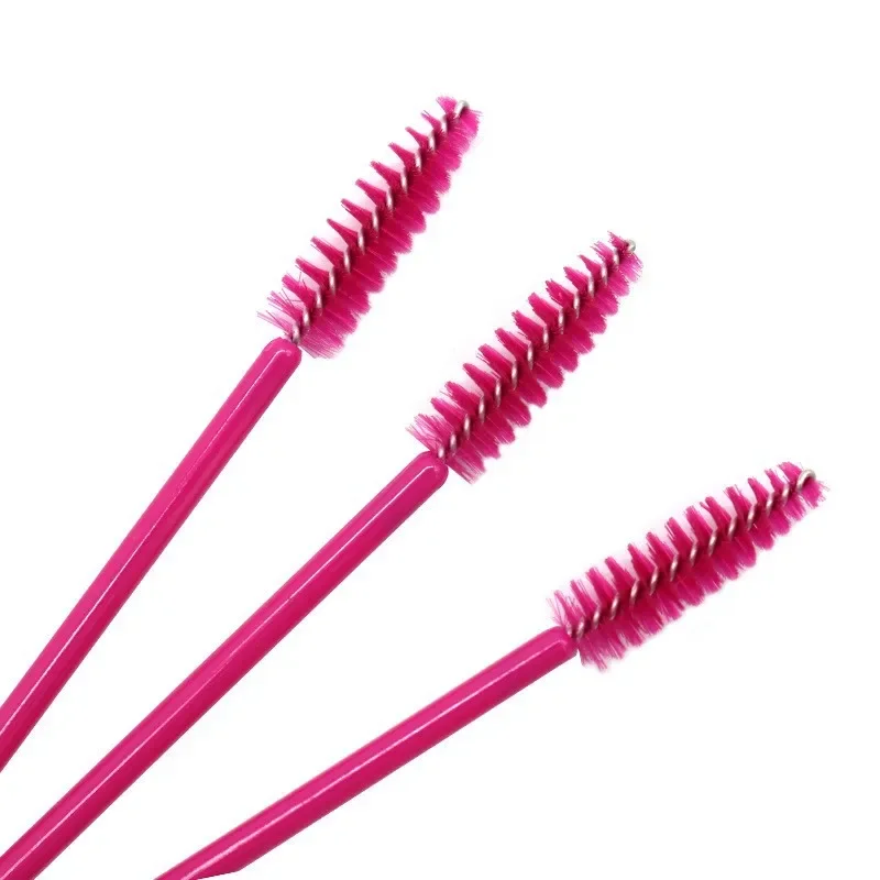 50 stuks wegwerp nylon mascara toverstaf applicator wimperborstels voor enten wimpers verlenging vrouwen make-up borstel gereedschap