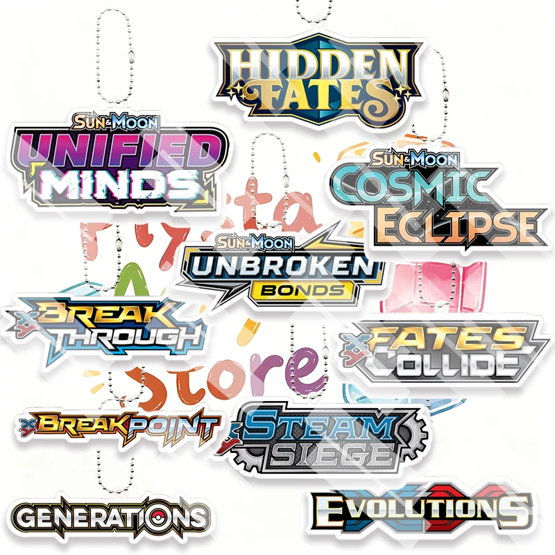 Car Accessories Decoration - Creative TCG Sun Moon XY Series