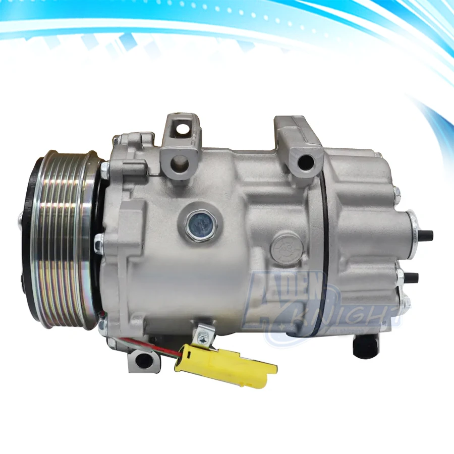 

A/C Compressor For Peugeot 307 308 3008 Citroen C4 9651911380 9656483380 9659876080 9671334780 9684960580 SD7C16 6453RV 6453RW