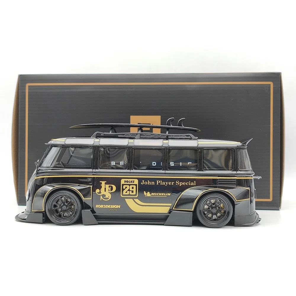 

Rob3artdesign 1/18 For Robert Design MCE Beetle Van Volks JPS RWB Bus Resin Model Toys Car Limited Collection