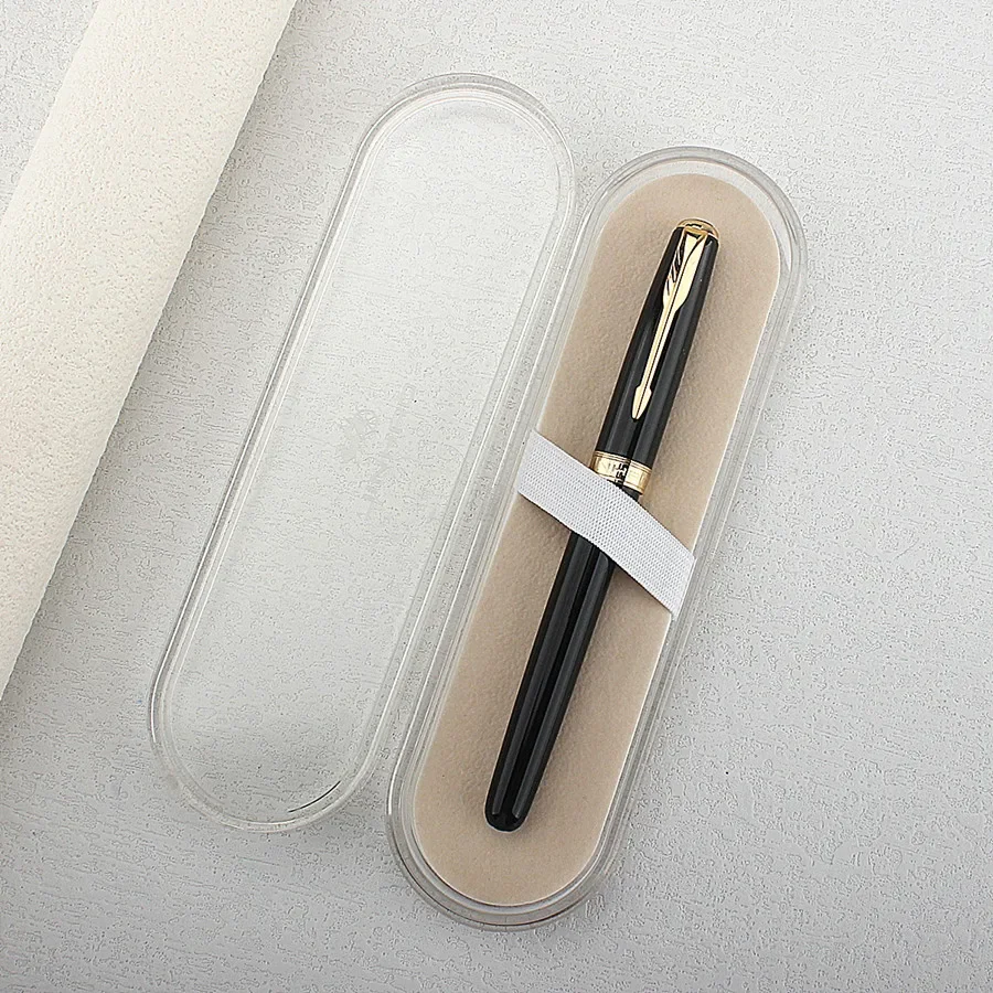 

Luxury JINHAO 75 Fountain Pen Feather Arrow Tungsten Steel Black Nib Classic Ink Office School Supplies Pen