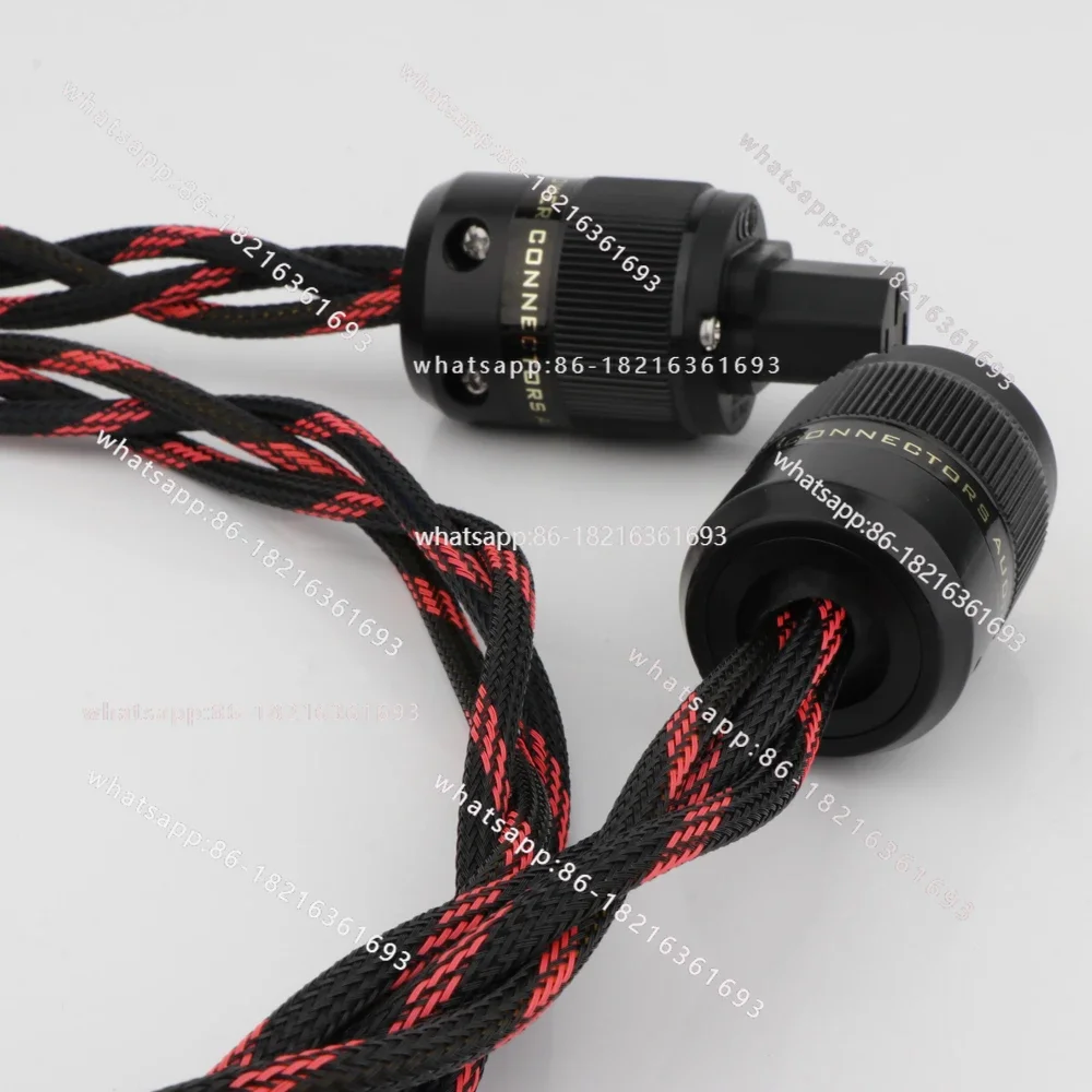 Fever Audio Power  CD Cable Oxygen Free Copper 3-strand Braided Wire, American Standard European Standard Power Cord