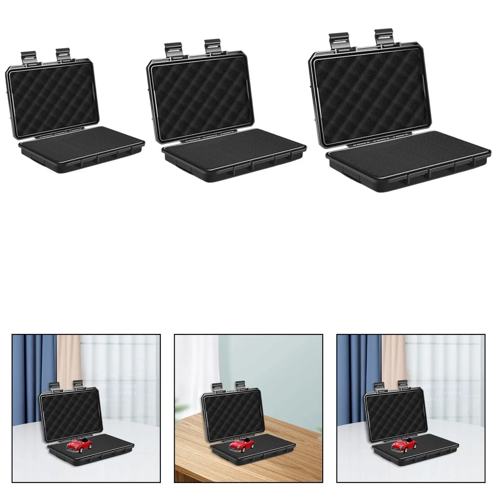 Spacious Car Toy Storage Case for Diecast Models with DIY Foam Insert Display Organizer for Collections