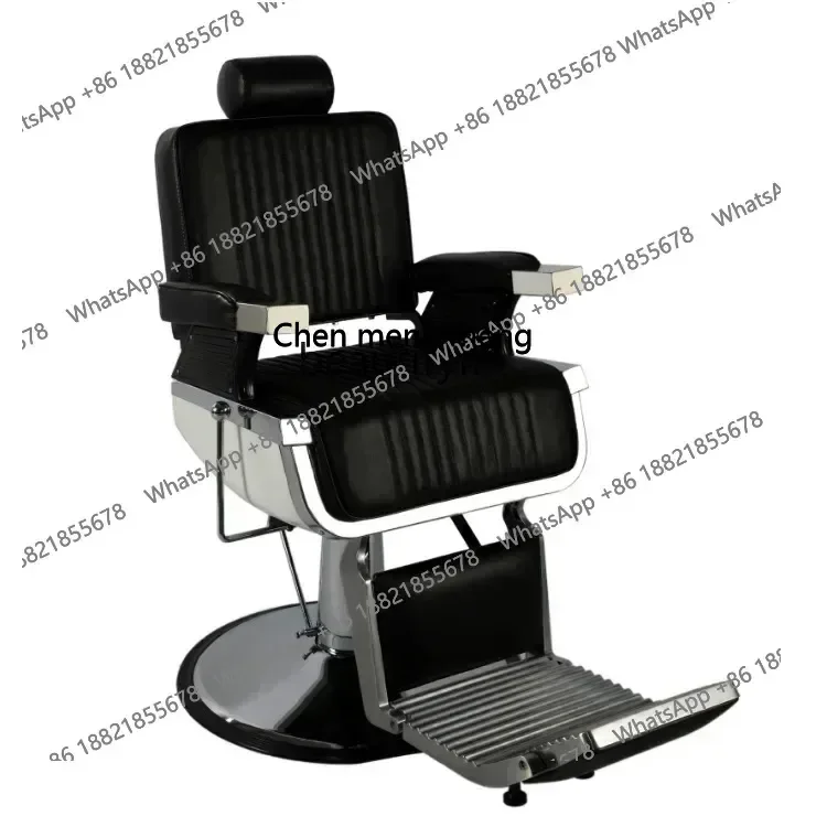 

ss cn8350 ss 8350 Barber Chair Hair Salon Chair Stainless Steel Hydraulic Lifting Comfortable Barber Shop Hair Cutting Chair Alu