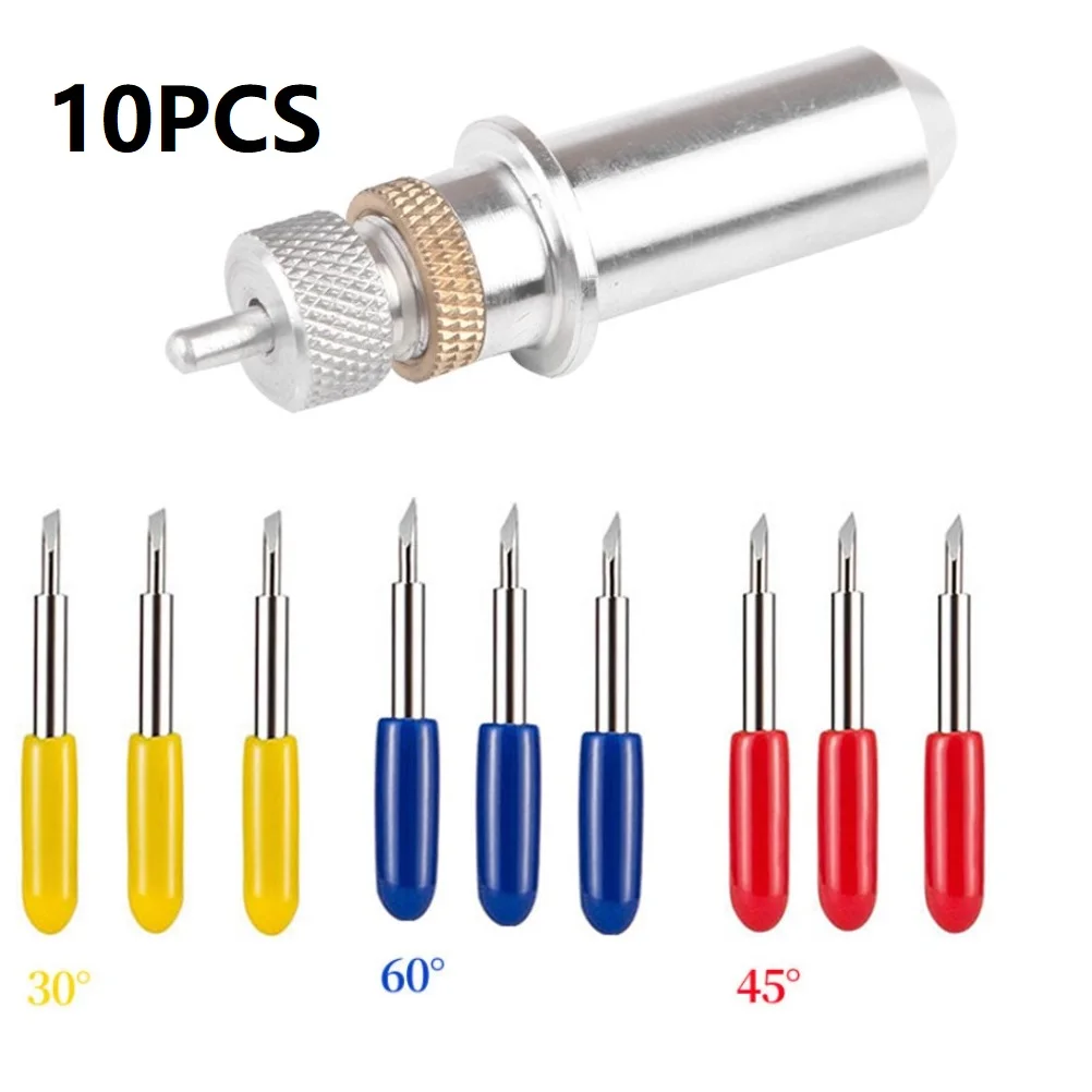 Roland Plotter Cutter Knife Tungsten Steel Blade Holder 30/45/60 Degree Blades Milling Cutter For Roland Carving Tool